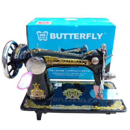Mesin Jahit Hitam Classic Butterfly JA2 Head Only